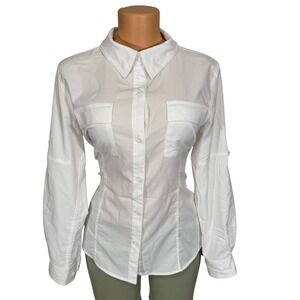 Reel Legends Adventure Womens White Long Sleeve Ventilated Fishing Shirt PM